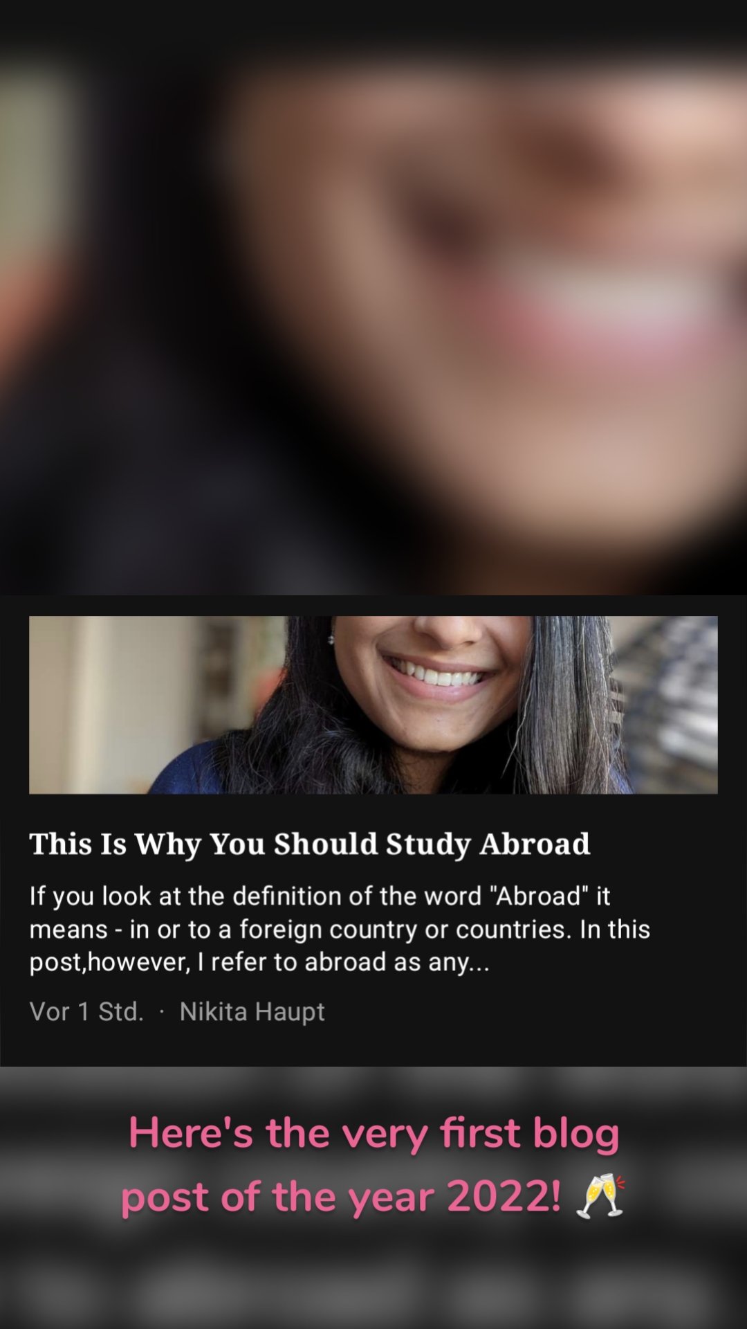 Here's the very first blog post of the year 2022! 🥂